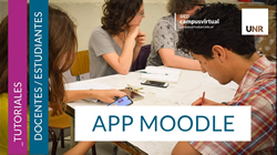 imagen de app moodle