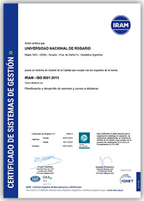 CERTIFICADO IRAM