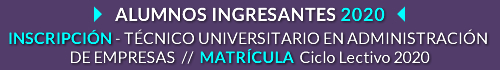 inscripcion alumnos 2020